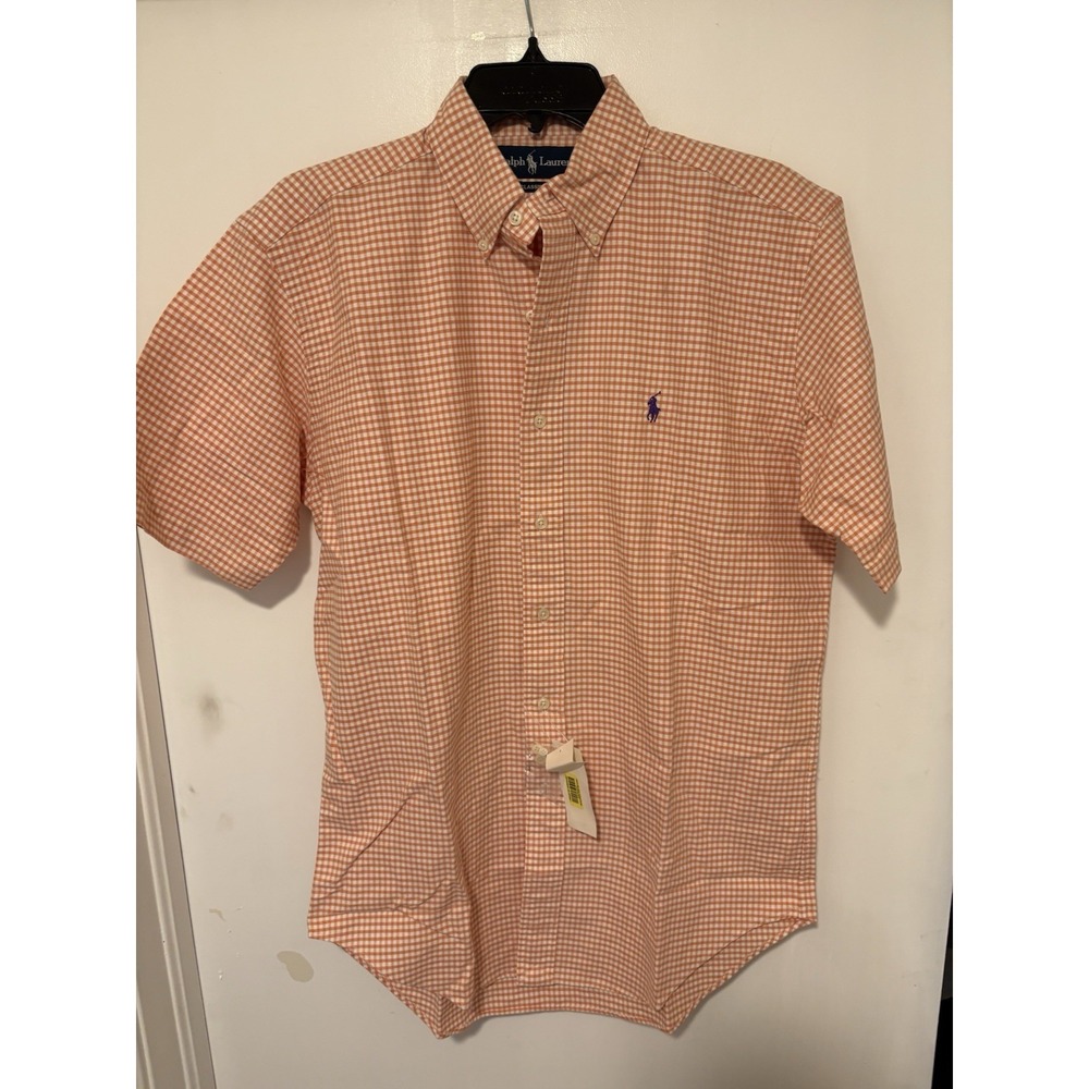 Ralph Lauren Polo Short Sleeve Button Up Size S NWT